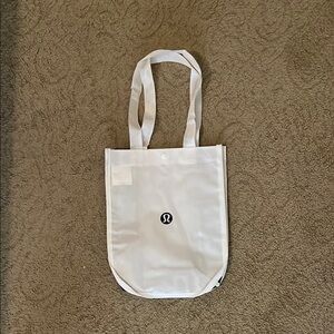 Lululemon White Tote Bag